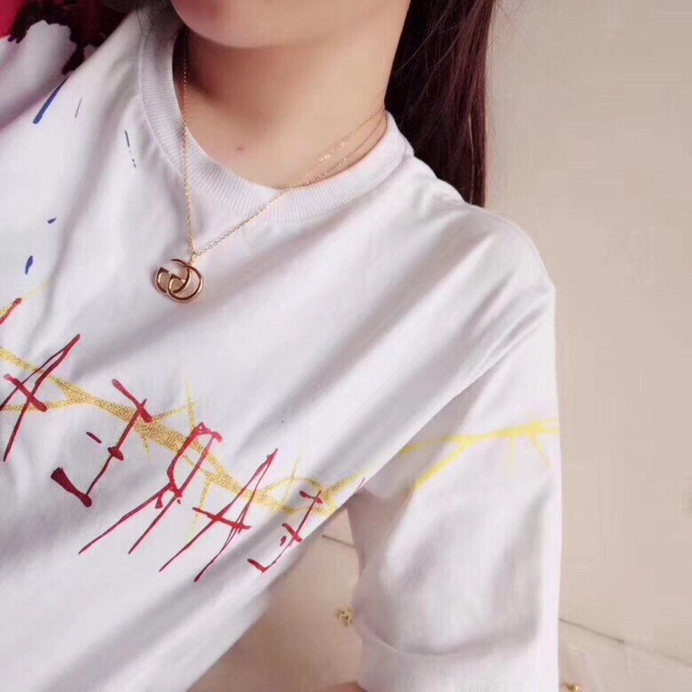 Double G Silver necklace！